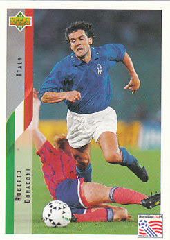 Roberto Donadoni Italy Upper Deck World Cup 1994 Eng/Spa #161